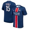 Maglia ufficiale Paris Saint Germain Danilo Pereira 15 Casa 2024-25 per Uomo